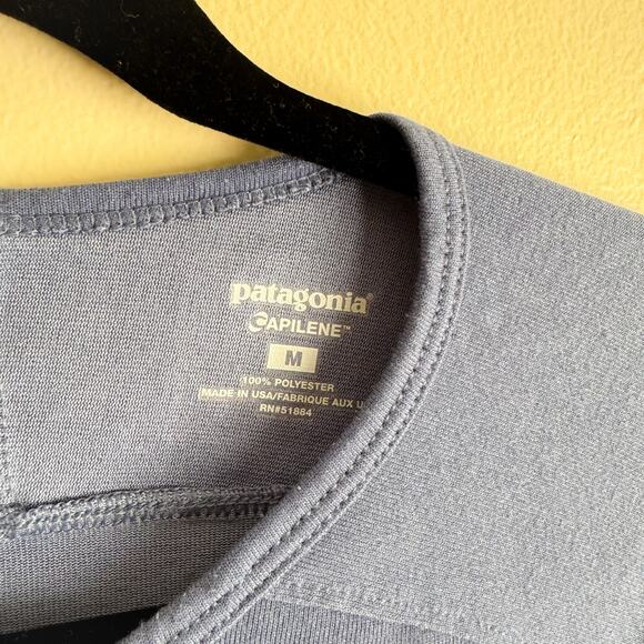 Patagonia Blue Apilene Short Sleeve Top - Medium - Picture 2 of 8